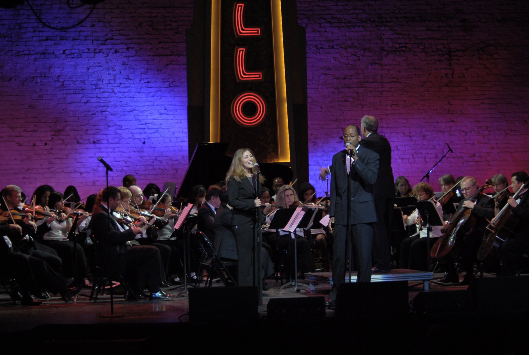 Vocalists Laleh and Raoul Joseph with the NYC Symphony at the Apollo Theater