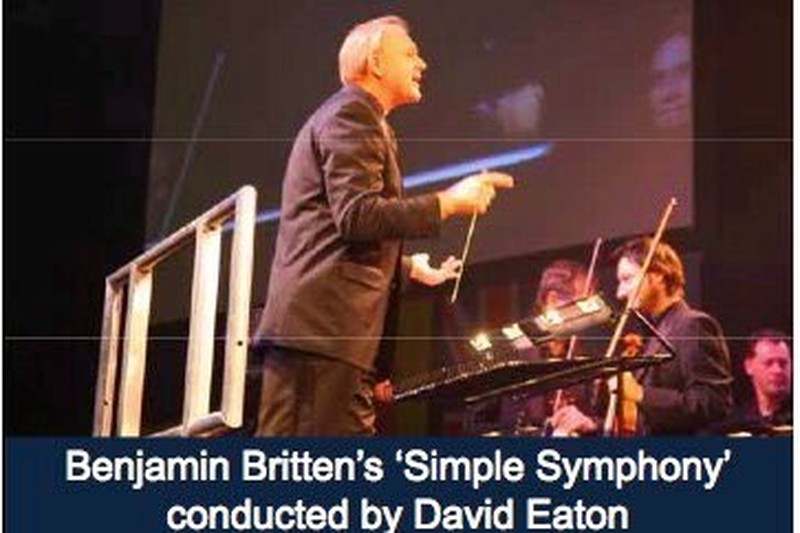 David Eaton with the Royal Philharmonic at the London Global Peace Festival (2008).
