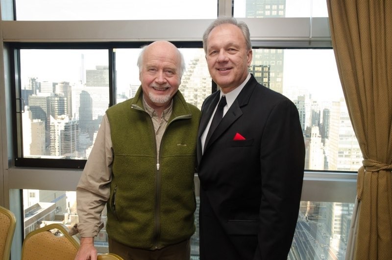 With iconic American musician, Paul Winter after the United Nations’ Interfaith Ceremony.