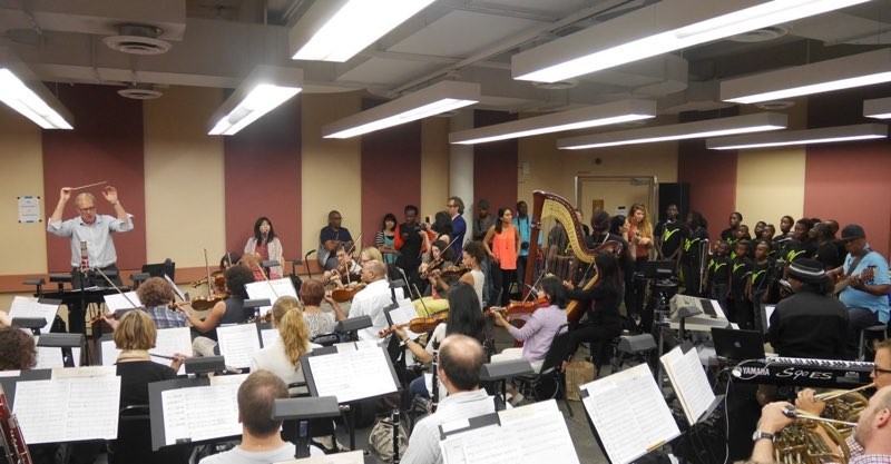 Rehearsal for the U.N. Gala (June, 2015)
