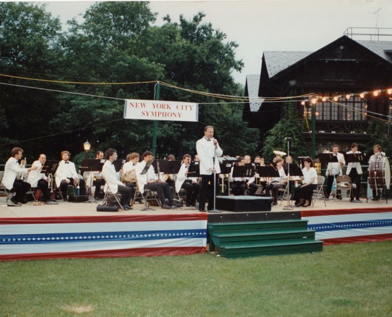 NYC Symphony Wind Ensemble at Bear Mt. State Park, Independence Day Concert.