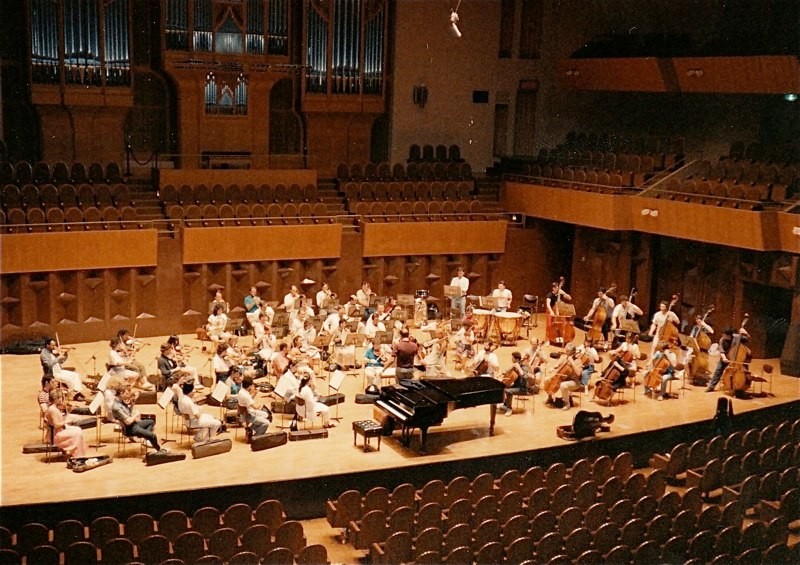 NYC Symphony in rehearsal in Osaka, Japan.