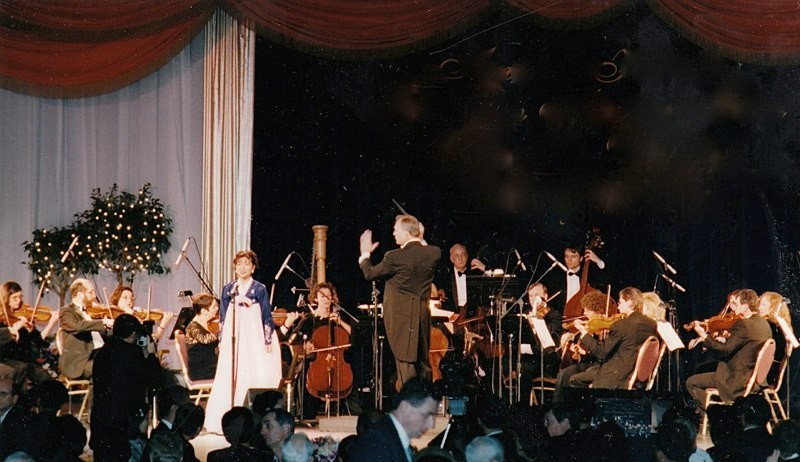Soprano Seiko Lee with the NYC Symphony in concert in Washington, DC