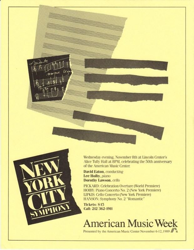NYC Symphony-American Music Week Concert.
