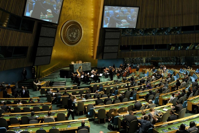 NYC Symphony performs at the United Nations General Assembly Hall on the 10th Anniversary of 9/11 Commemorative Program (September 9, 2011)