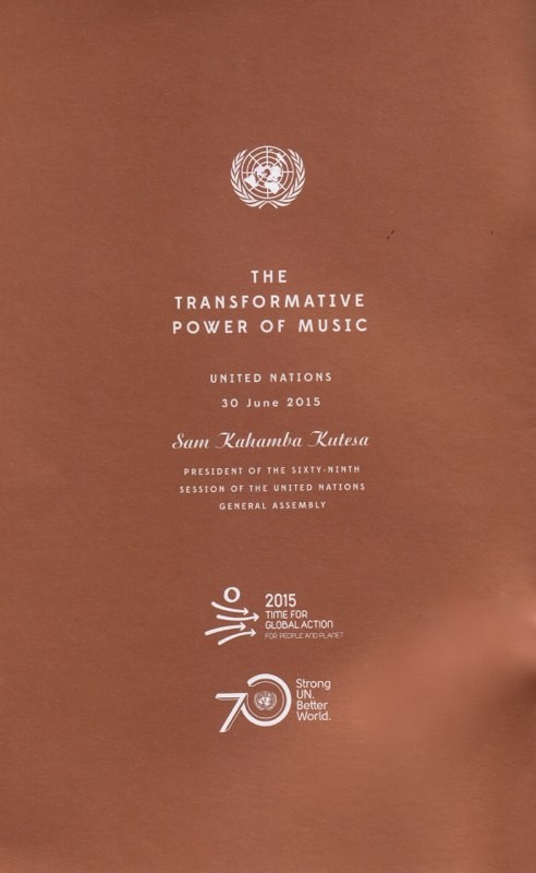 U.N. Gala Program