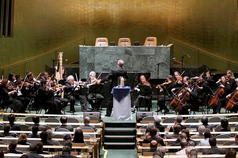 NYC Symphony performs for the U.N.’s Candle Lighting Ceremony